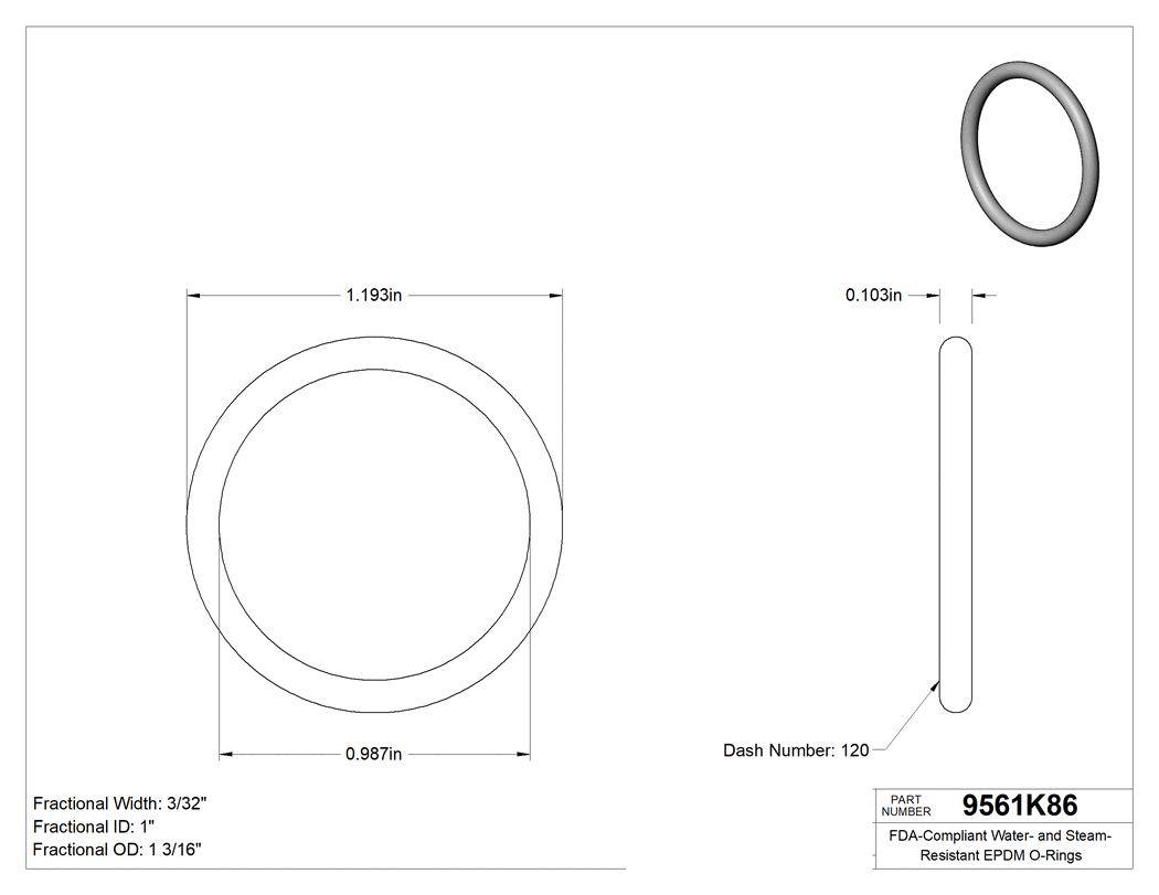 Technical drawing - 9561K86